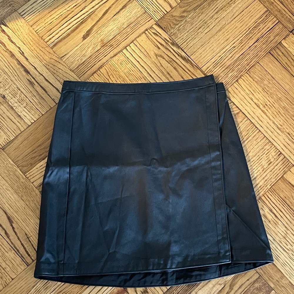 Abercrombie Leather Skirt M